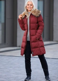 Damen Mona Wintermäntel<Kurzmantel mit Gürtel