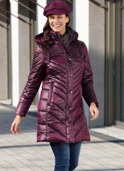 Damen Mona Wintermäntel<Kurzmantel mit Seitenschlitzen