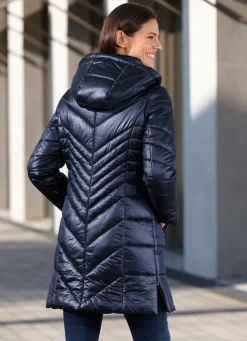 Damen Mona Wintermäntel<Kurzmantel mit Seitenschlitzen