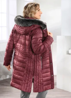 Damen Mona Wintermäntel<Kurzmantel mit seitlicher Längssteppung