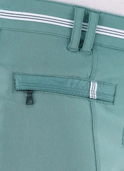 Damen Mona Lange Hosen<7/8-lange Hose mit kontrastfarbenem Zierband