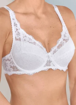 Laurina Bügel-BH aus Elastikspitze Damen Bh Mit Spitze|Bh Mit Bügel