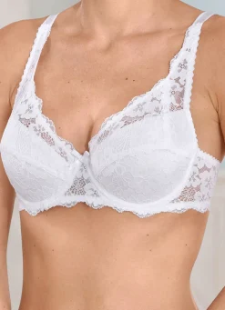 Laurina Bügel-BH aus Elastikspitze Damen Bh Mit Spitze|Bh Mit Bügel