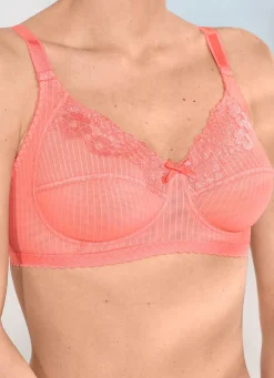 Discount Laurina BH mit dezentem Streifendessin Damen Bh Ohne Bügel|Bh Mit Spitze