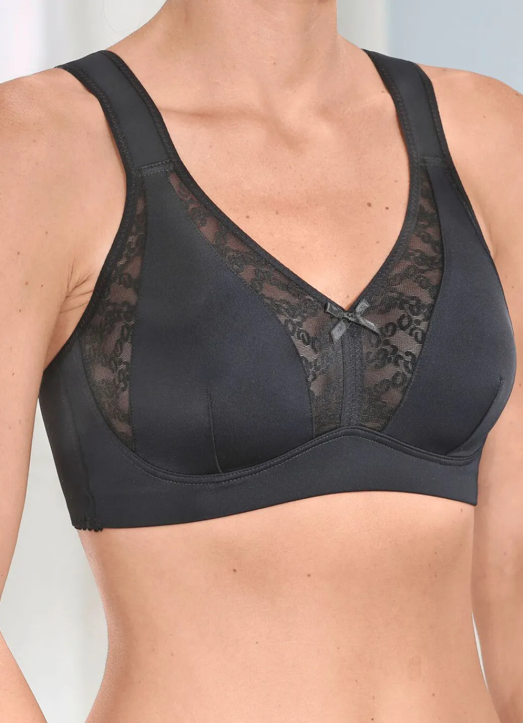 Online Laurina BH mit elastischen Tülleinsätzen Damen Bh Ohne Bügel|Bh Mit Spitze