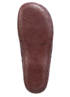 Best Laurina Pantoffel aus floral bedrucktem Filzmaterial Damen Hausschuhe