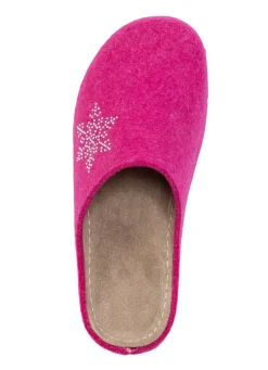 Outlet Laurina Pantoffel mit pfiffiger Nietenzier Damen Hausschuhe