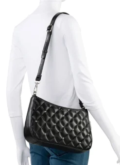 Discount Laurina Tasche mit angesagter Steppung und Ziernieten Handtaschen