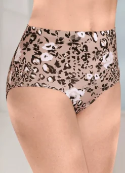 New Laurina Viererpack Slips mit hübschem Druckdessin Damen Slips
