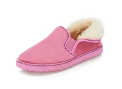 New Laurina, warme Damen-Hausschuhe, mit Gummizug Damen Hausschuhe