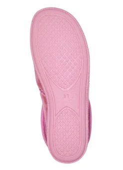New Laurina, warme Damen-Hausschuhe, mit Gummizug Damen Hausschuhe