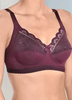 Hot Laurina Zweierpack BH mit farbharmonischer Elastikspitze Damen Bh Ohne Bügel|Bh Mit Spitze
