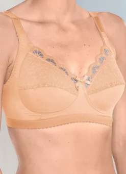 Hot Laurina Zweierpack BH mit farbharmonischer Elastikspitze Damen Bh Ohne Bügel|Bh Mit Spitze