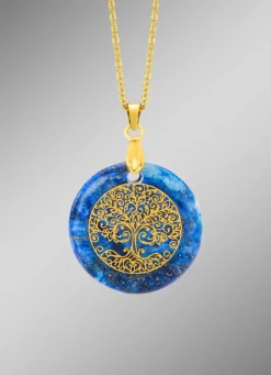 Sale Lebensbaum-Anhänger mit Lapislazuli Damen Halsketten|Anhänger