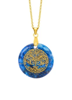 Sale Lebensbaum-Anhänger mit Lapislazuli Damen Halsketten|Anhänger