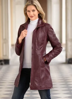 Damen Mona Ledermäntel<Lederkurzmantel von „Cabrini“