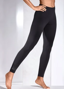 Damen Mona Leggings|Freizeithosen<Leggings mit Schmucksteinzier