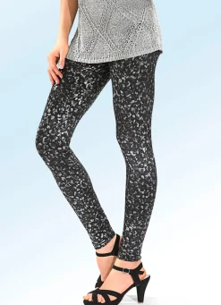 Damen Mona Schlupfhosen|Leggings<Leggings mit trendiger Tierfell-Dessinierung