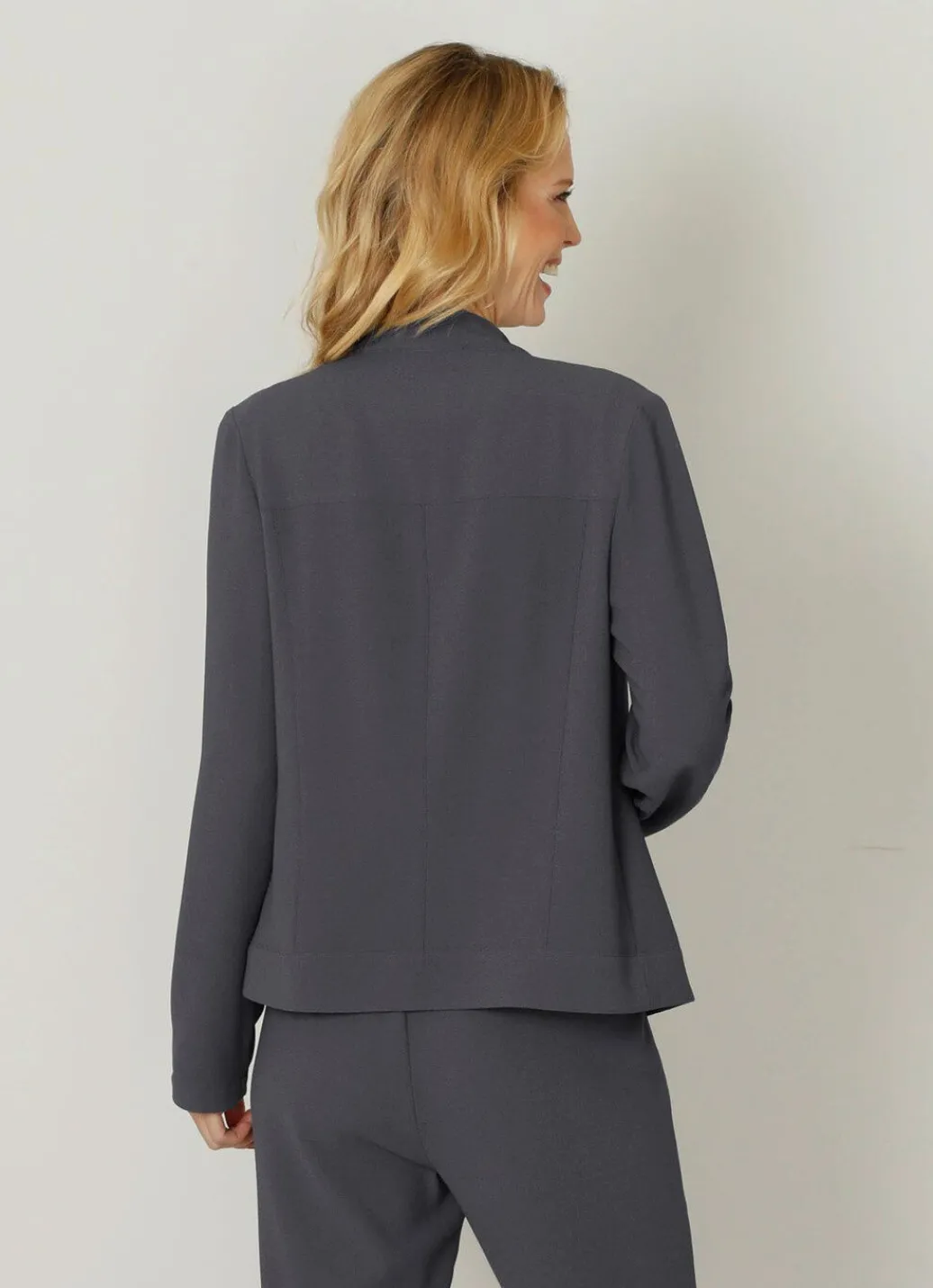 Damen Mona Blazer<Leichtblazer mit Schalkragen