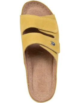 Discount Leichte Damen-Pantoletten, Weite G, mit Klettverschluss Damen Pantoletten