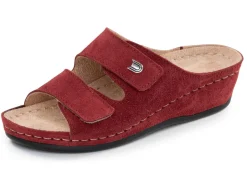 Best Leichte Damen-Pantoletten, Weite G, mit Klettverschluss Damen Pantoletten