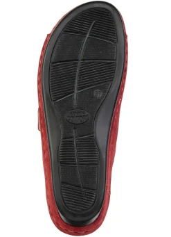 Best Leichte Damen-Pantoletten, Weite G, mit Klettverschluss Damen Pantoletten