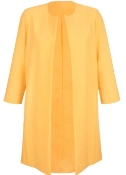 Damen Mona Blazer<Longblazer mit Taschen