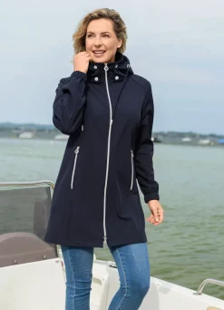 Damen Mona Übergangsjacken|Funktionsjacken<Longjacke aus Softshell