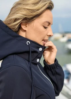 Damen Mona Übergangsjacken|Funktionsjacken<Longjacke aus Softshell