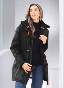 Damen Mona Winterjacken<Longjacke aus Softshell