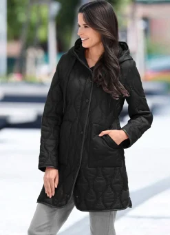 Damen Mona Übergangsjacken<Longjacke mit ansprechendem Stepp