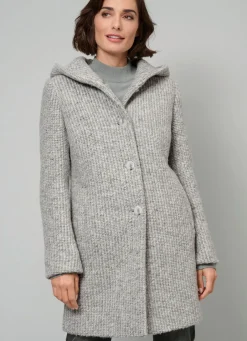 Damen Mona Übergangsjacken<Longjacke mit fester Kapuze
