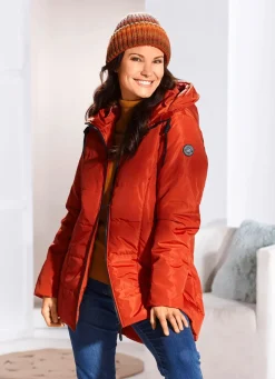 Damen Mona Winterjacken<Longjacke mit umschlagbarem Regenschild