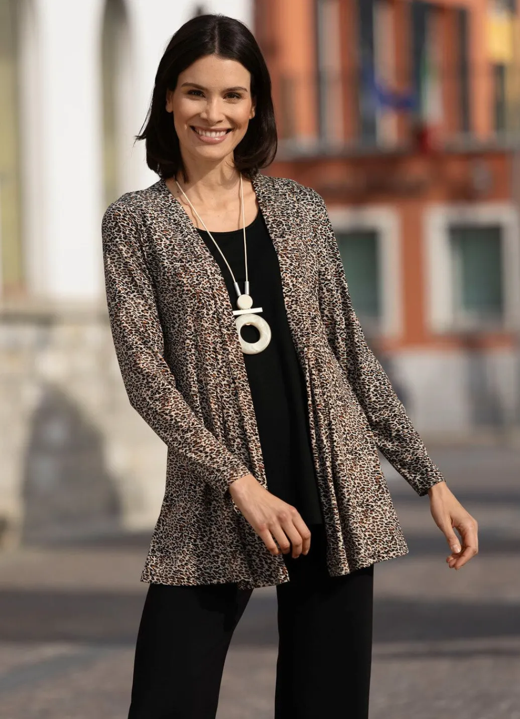 Discount Longshirt in Jacken-Optik Damen Longshirts