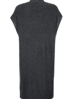 Long-Strickweste aus Kaschmir Damen Strickwesten|Basics