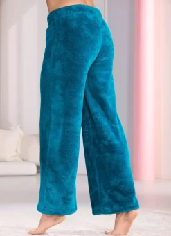 Damen Mona Schlafanzüge<Lounge-Anzug von Laurina mit durchgeknöpftem Oberteil