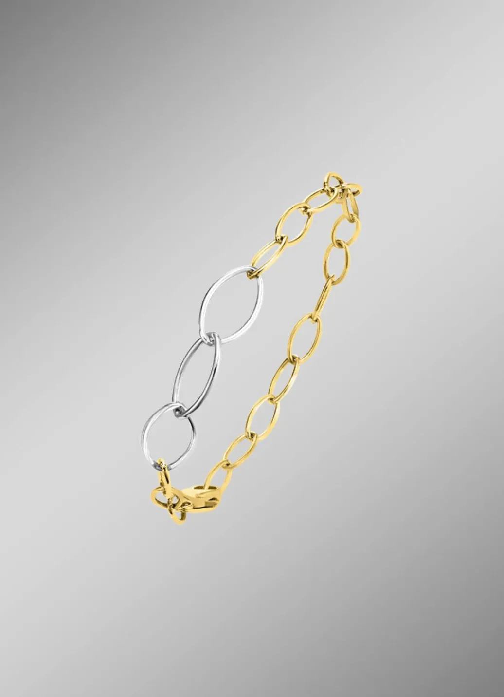 Clearance Luxuriöse Eleganz am Handgelenk: Armband in Bicolor Damen Armbänder