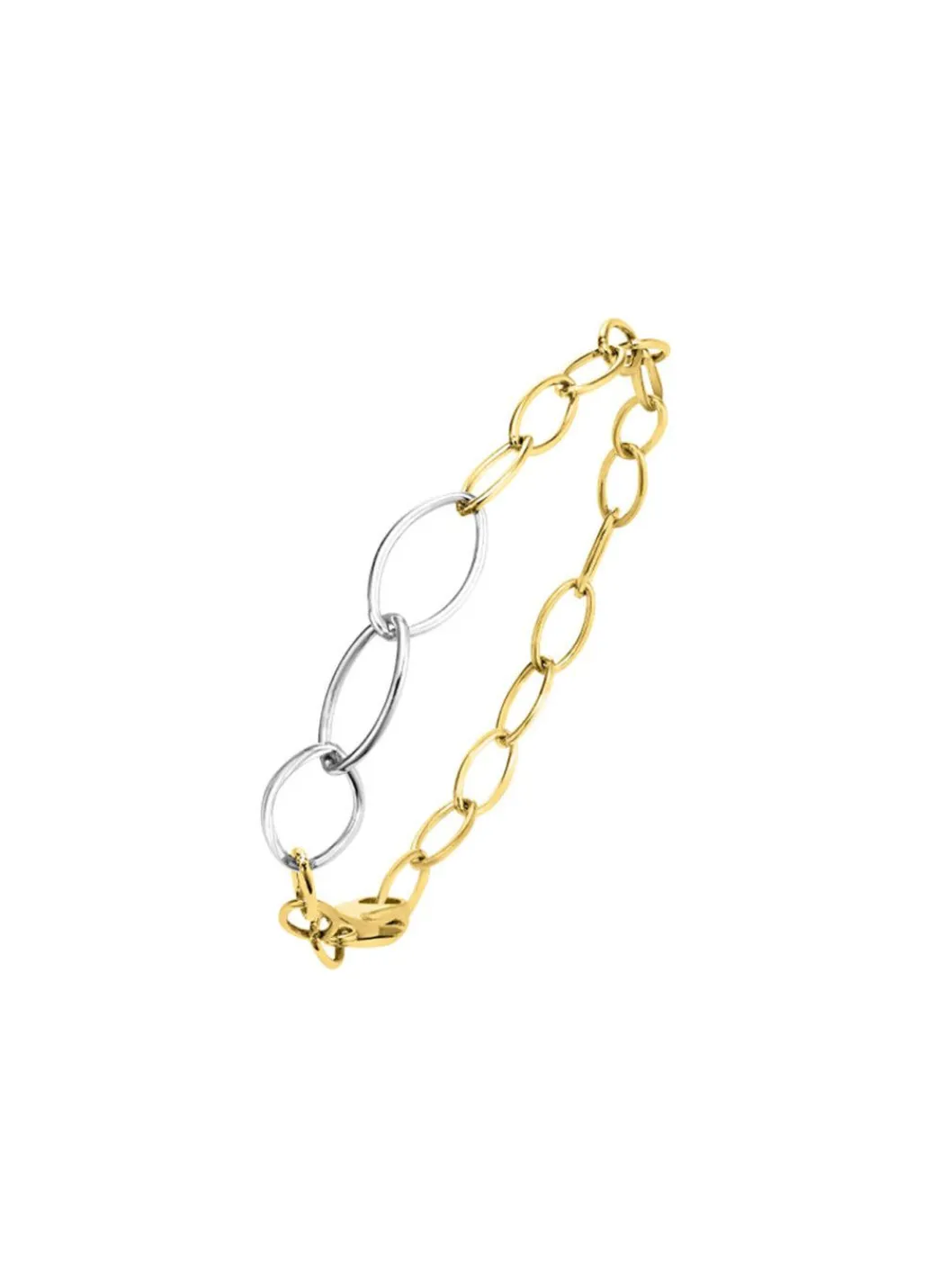 Clearance Luxuriöse Eleganz am Handgelenk: Armband in Bicolor Damen Armbänder