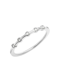 Damen Mona Ringe<Luxuriöser Damenring aus Weißgold mit Brillanten
