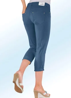 Damen Mona Shorts|Lange Hosen<Magic-Capri-Jeans in 5-Pocket-Form