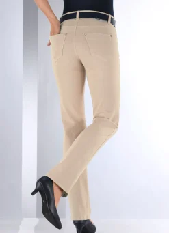Damen Mona Schlupfhosen|Lange Hosen<Magic-Jeans in 5-Pocket-Form