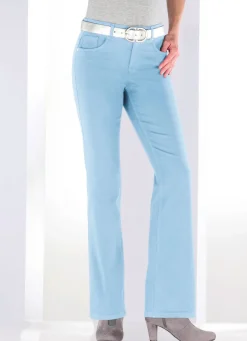 Damen Mona Lange Hosen|Jeans<Magic-Jeans mit modisch weiterem Beinverlauf