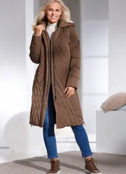 Damen Mona Wintermäntel<Mantel mit abnehmbarer Kapuze