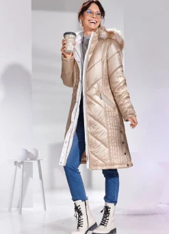 Damen Mona Wintermäntel<Mantel mit abnehmbarer Kapuze
