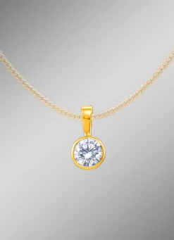 Discount Massiver Anhänger mit Brillant Damen Anhänger