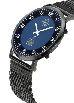 Sale Master Time Funk-Herrenuhr mit Edelstahlband Herren Funkuhren