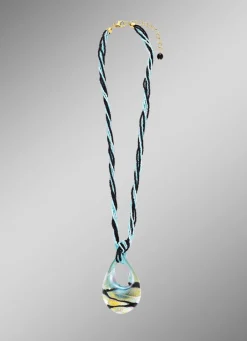 Outlet Mehrreihige Halskette aus Muranoglas Damen Modeschmuck|Halsketten