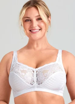 Outlet Miss Mary BH mit elastischen Spitzeneinsätzen Damen Bh Ohne Bügel|Bh Mit Spitze