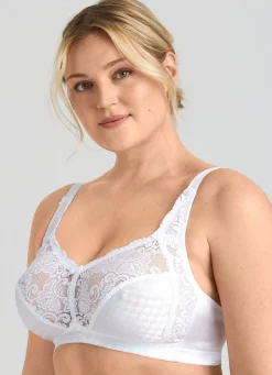 Outlet Miss Mary BH mit elastischen Spitzeneinsätzen Damen Bh Ohne Bügel|Bh Mit Spitze