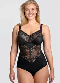 Outlet Miss Mary Hosenkorselett mit ElastikspitzeneinsÀtzen Damen Korseletts